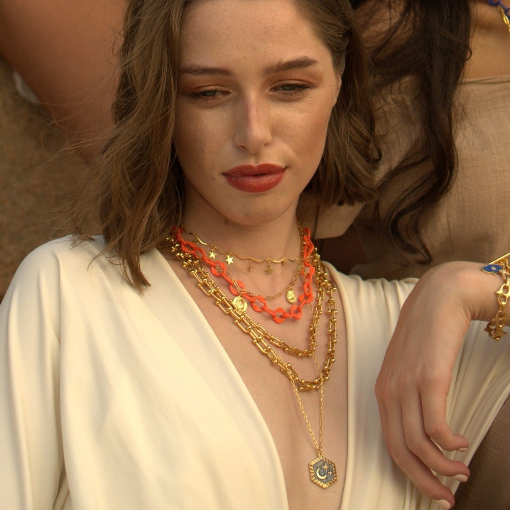 Vermillon Enamel Pop